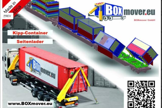 BOXmover - sideloader & tipping 20ft Container