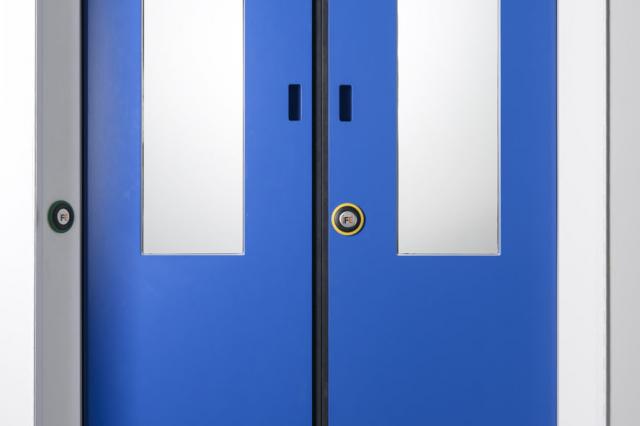 IFE entrance system with E4 door drive, AI door leaf, X4 sliding step