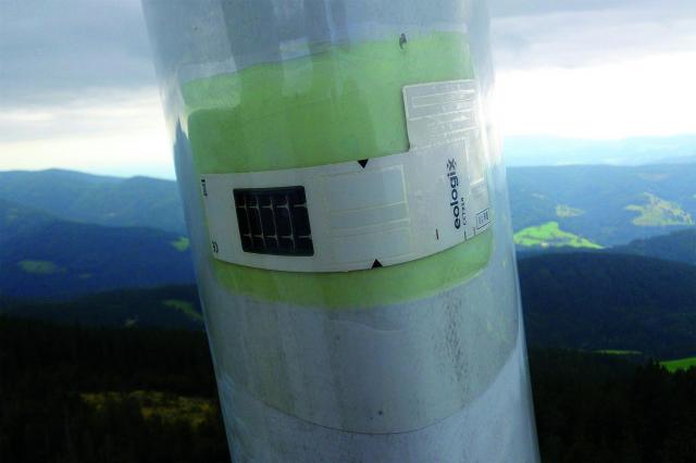 eologix on a windturbine blade
